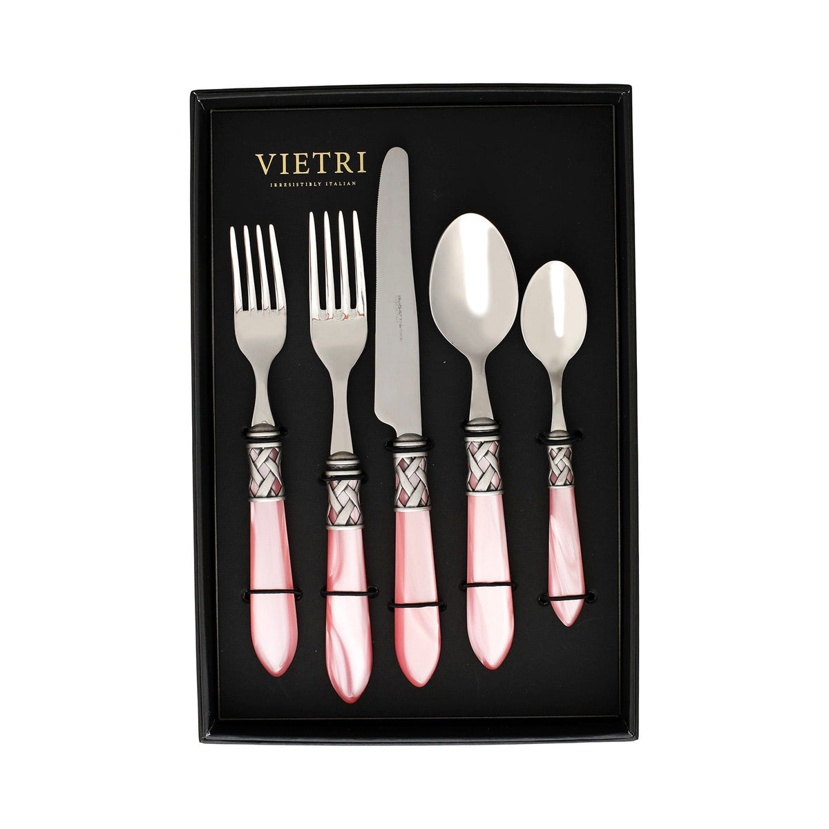 Aladdin Antique Light Pink Five-Piece Place Setting - Set of 4