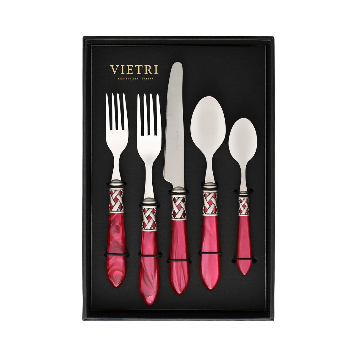 Aladdin Antique Raspberry Five-Piece Place Setting - Set of 4
