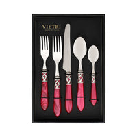 Aladdin Antique Raspberry Five-Piece Place Setting - Set of 4