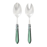 Aladdin Brilliant Green Salad Server Set by VIETRI