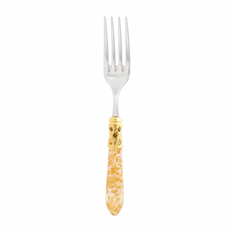 Aladdin Brilliant Gold Fleck Serving Fork by VIETRI