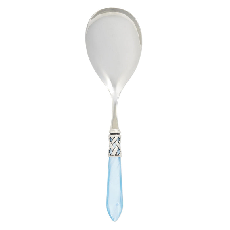 Aladdin Antique Light Blue Serving Spoon by VIETRI