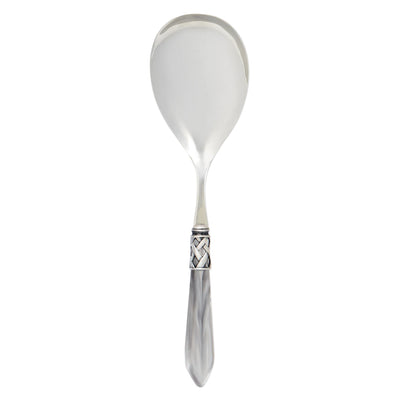 Aladdin Antique Light Gray Serving Spoon by VIETRI