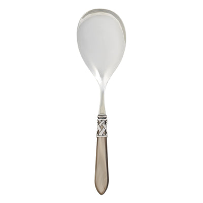 Aladdin Antique Taupe Serving Spoon by VIETRI