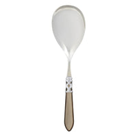 Aladdin Brilliant Taupe Serving Spoon by VIETRI