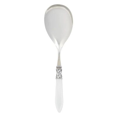 Aladdin Antique White Serving Spoon by VIETRI