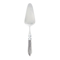 Aladdin Brilliant Light Gray Pastry Server by VIETRI