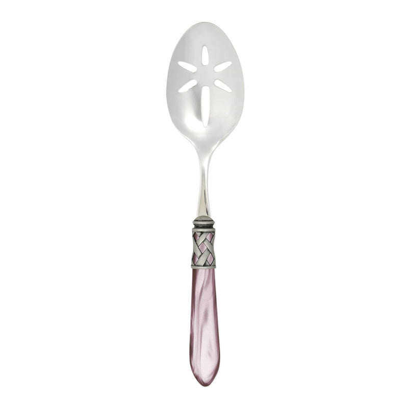 Aladdin Antique Lilac Slotted Serving Spoon by VIETRI