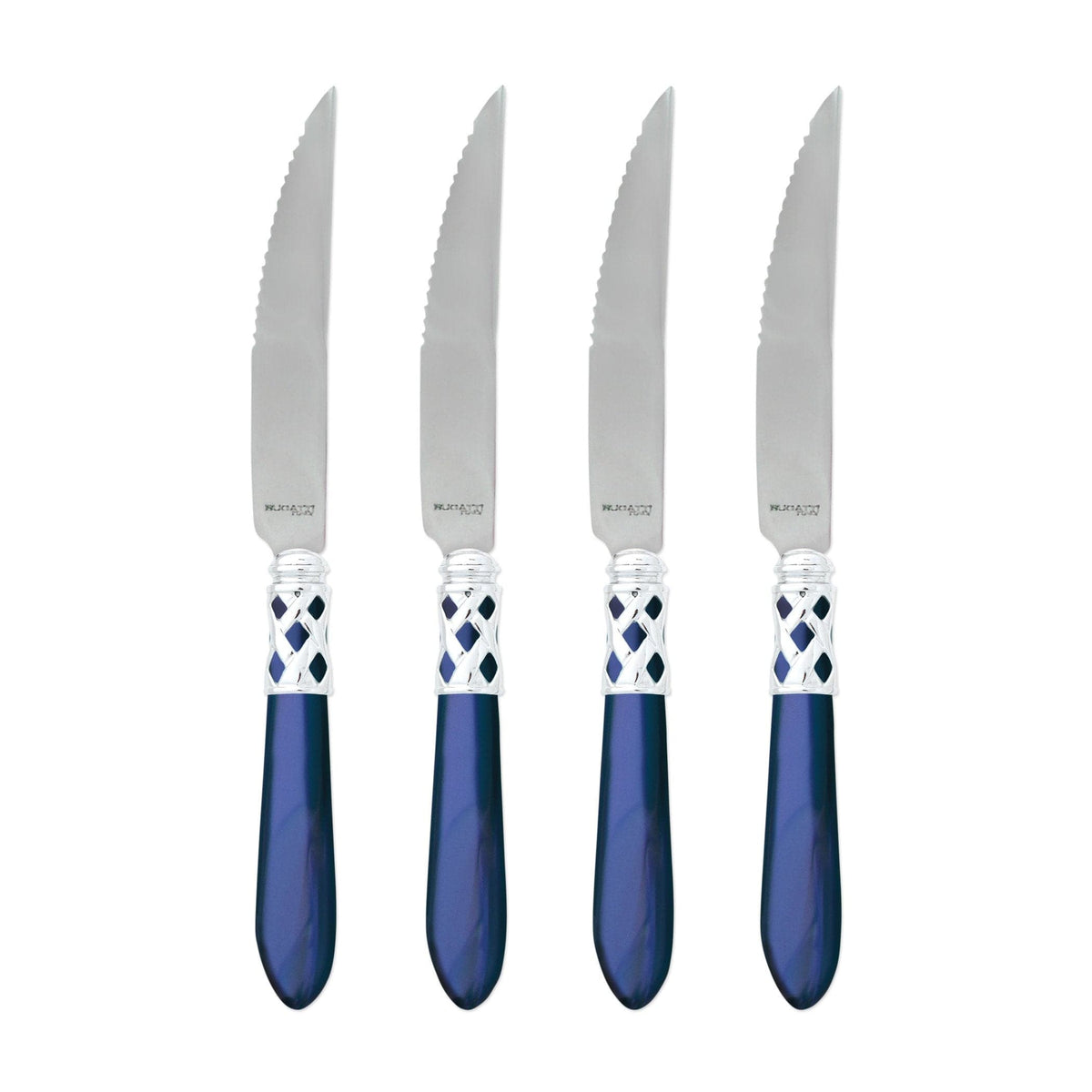 Aladdin Brilliant Blue Steak Knives by VIETRI