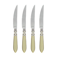 Aladdin Antique Chartreuse Steak Knives by VIETRI
