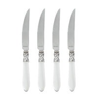Aladdin Antique Clear Steak Knives by VIETRI