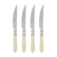 Aladdin Brilliant Ivory Steak Knives by VIETRI