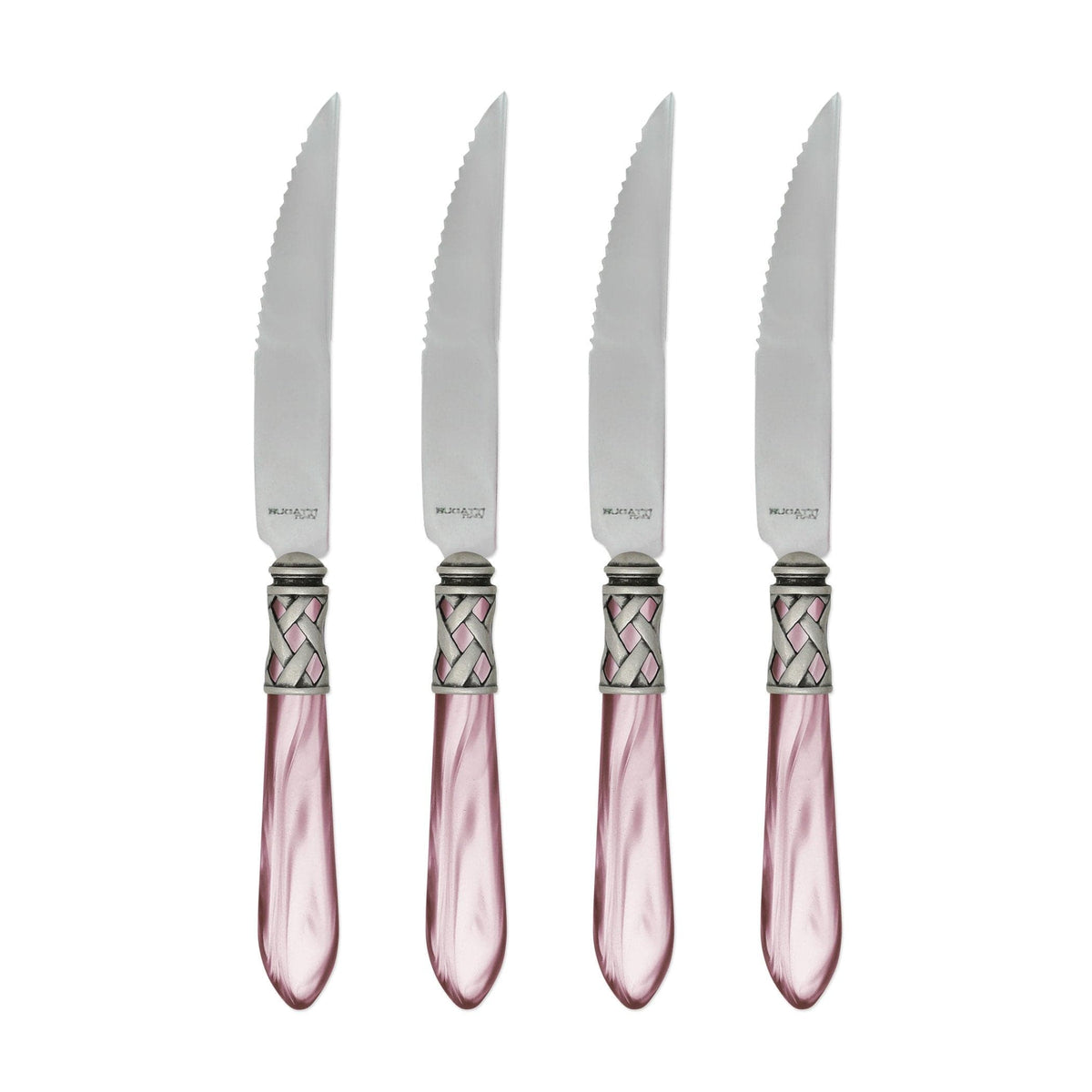 Aladdin Antique Lilac Steak Knives by VIETRI