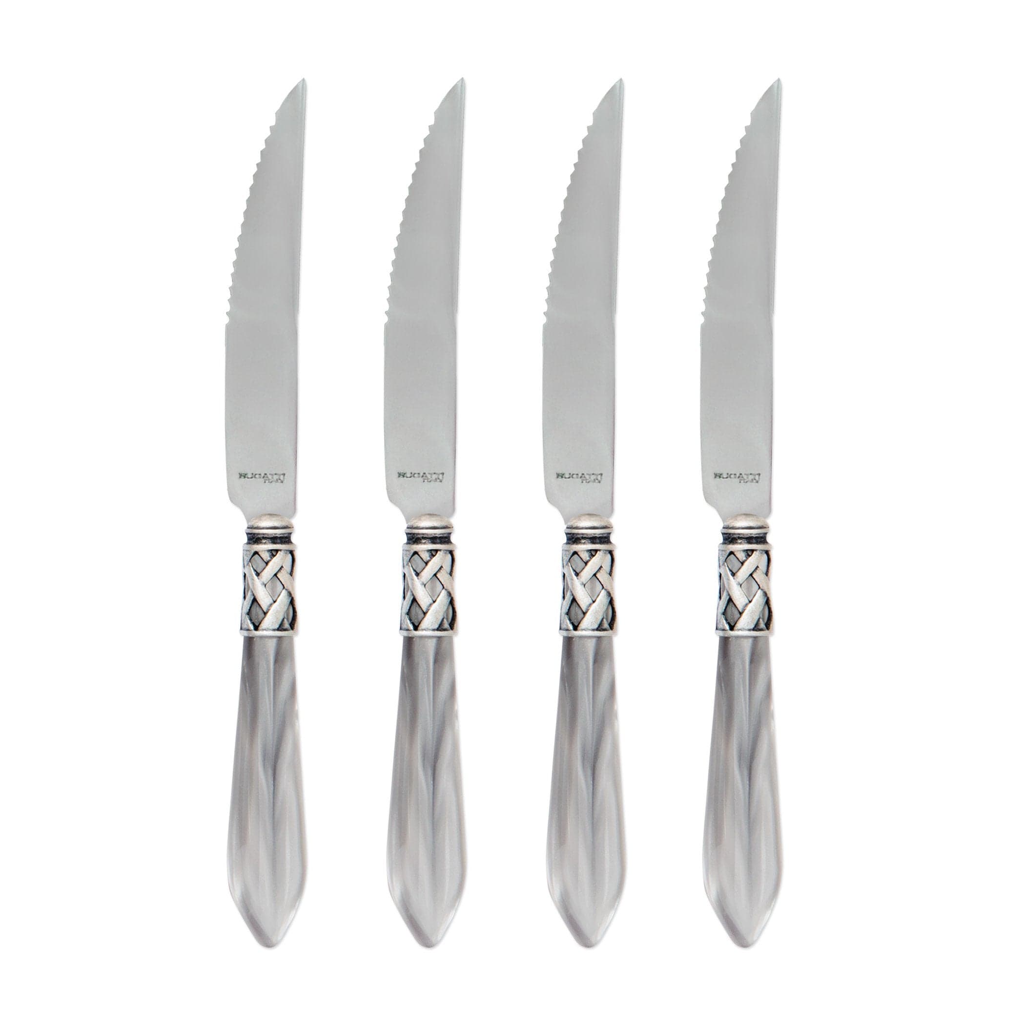 Vietri Aladdin Antique White Set Of Four Steak Knives - Thumbnail 3