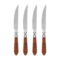 Aladdin Brilliant Tortoiseshell Steak Knives by VIETRI