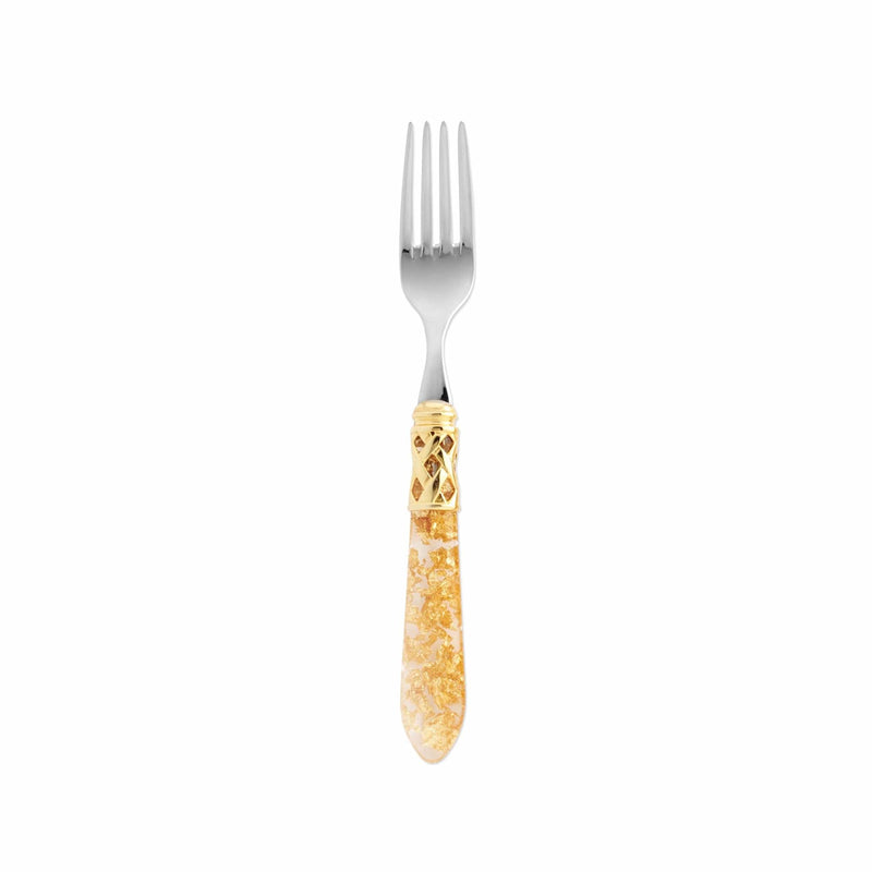 Aladdin Brilliant Gold Fleck Salad Fork by VIETRI