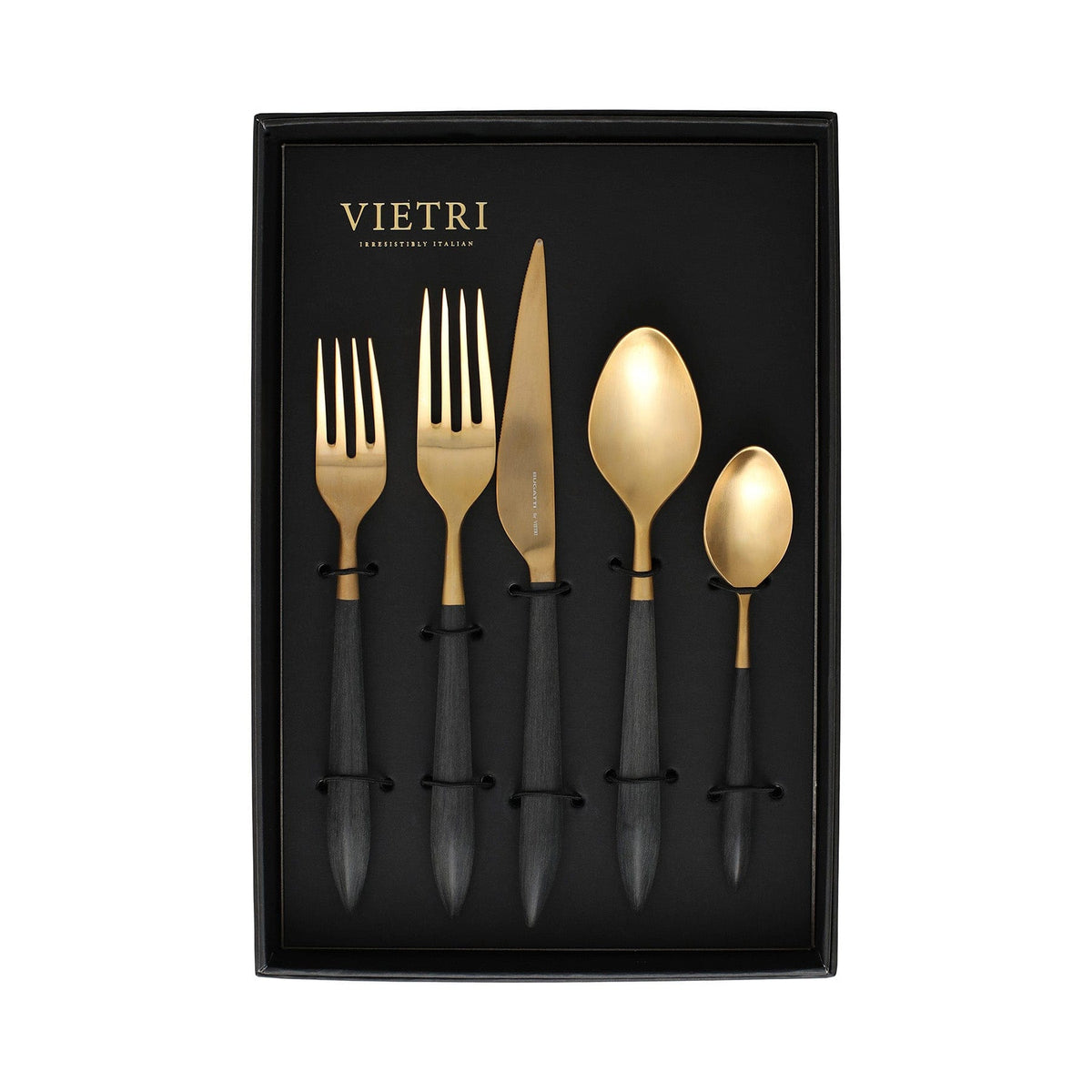 Ares Oro Five-Piece Place Setting - Set of 4