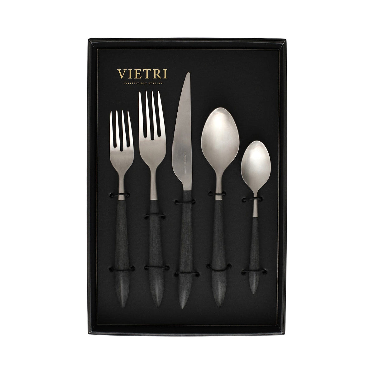 Ares Argento Five-Piece Place Setting - Set of 4