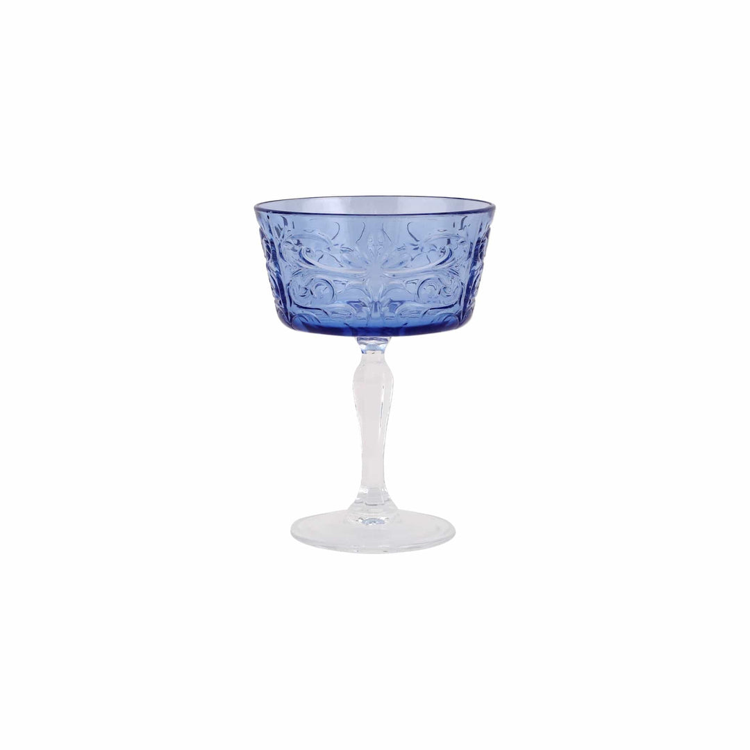 Barocco Cobalt Coupe Champagne Glass