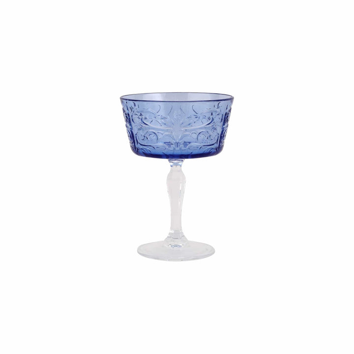 Barocco Cobalt Coupe Champagne Glass