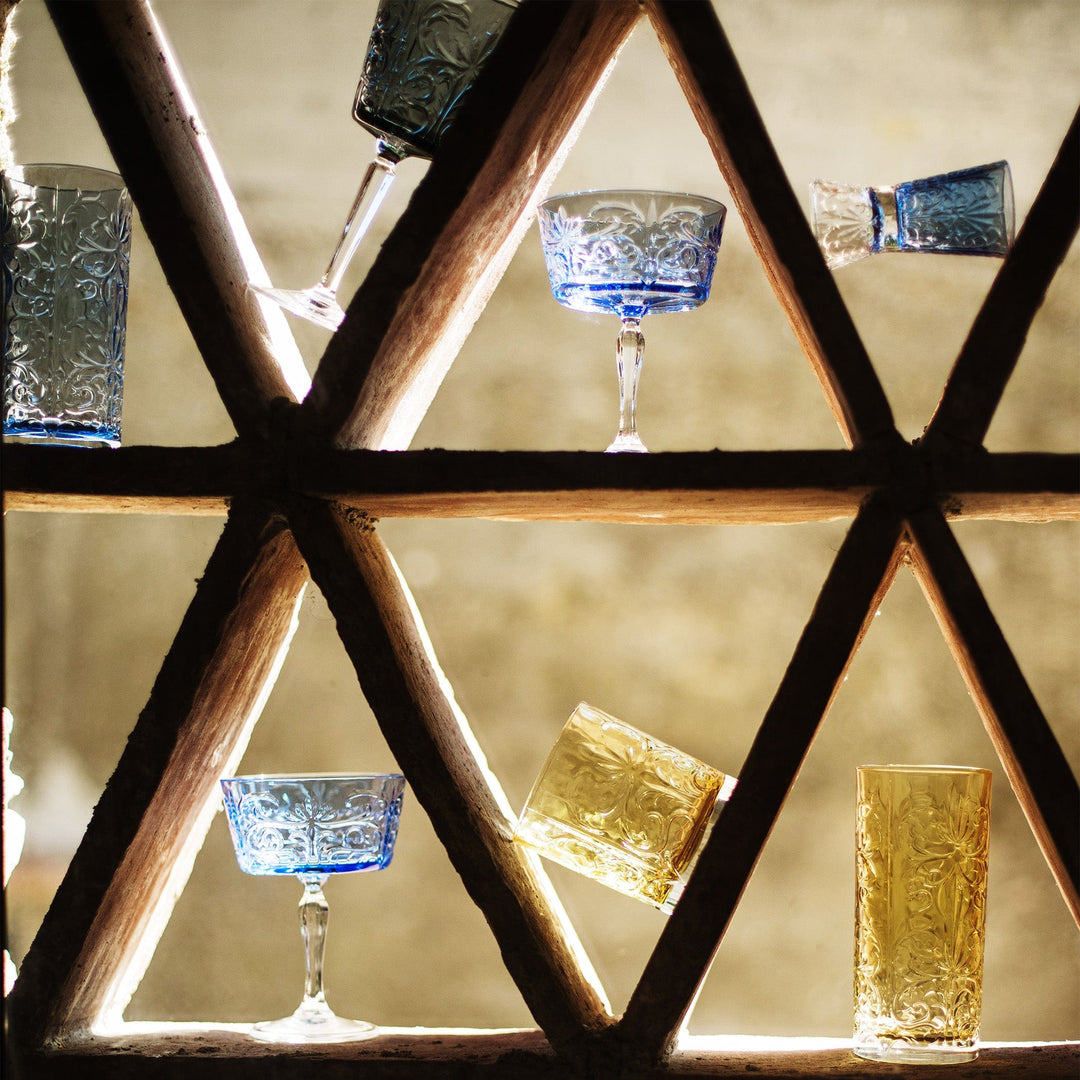 Barocco Cobalt Coupe Champagne Glass