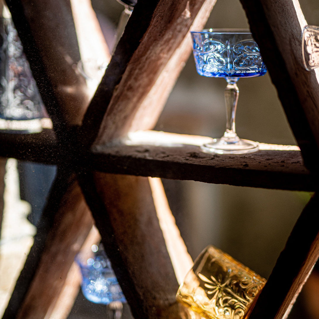 Barocco Cobalt Coupe Champagne Glass