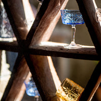 Barocco Cobalt Coupe Champagne Glass