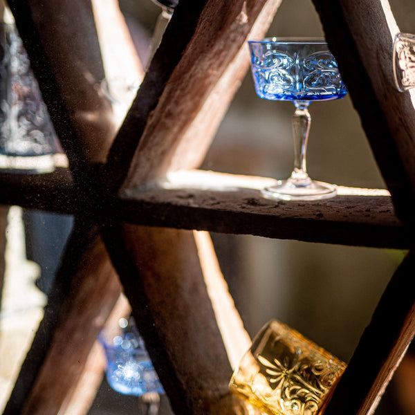 Barocco Cobalt Coupe Champagne Glass