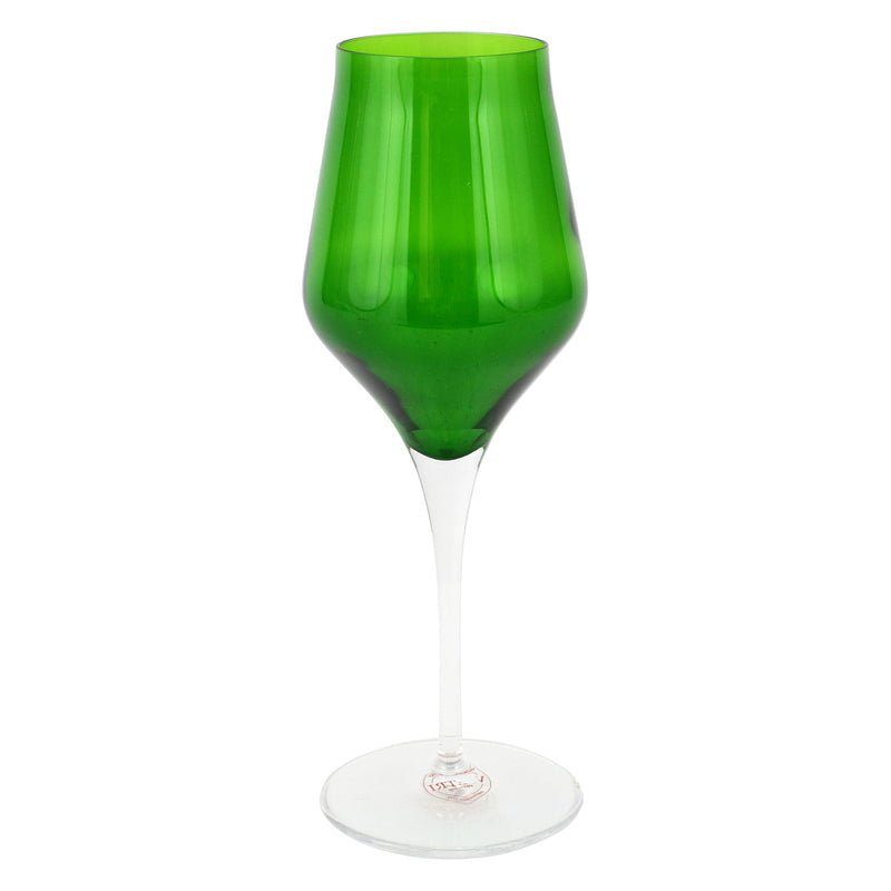 Contessa Emerald Wine Glass