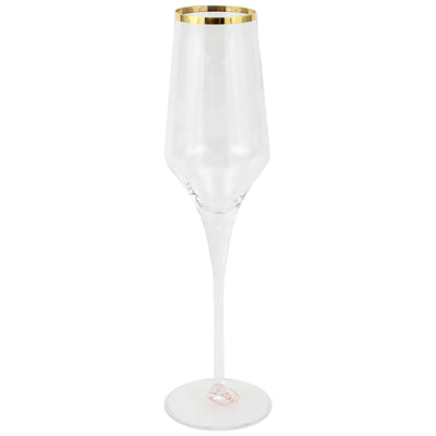 Vietri Regalia Champagne Flutes, Set of 4 — Paradigm Texas