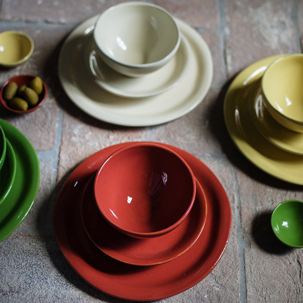 Cucina Fresca Crema Salad Plate