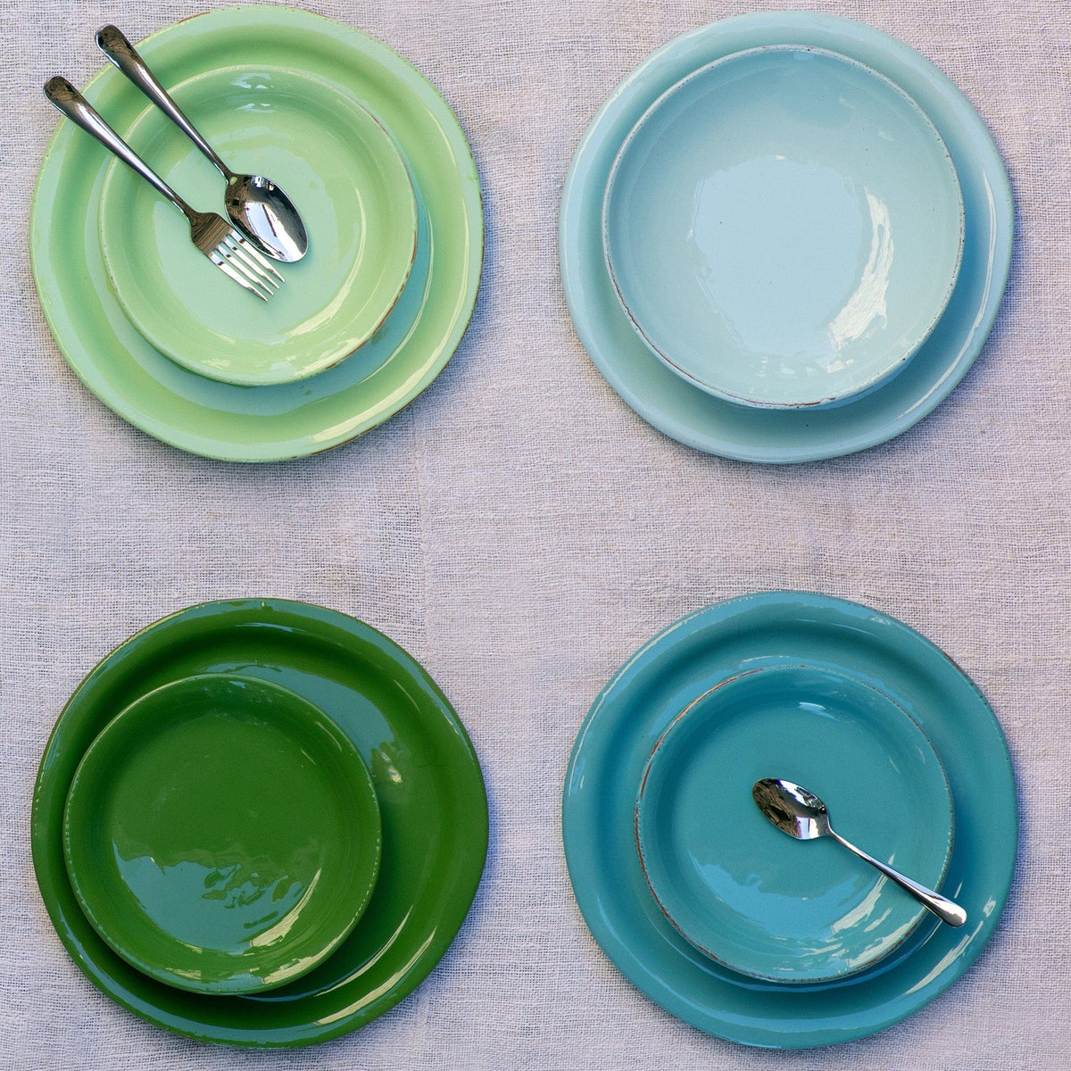 Cucina Fresca Sage Salad Plate