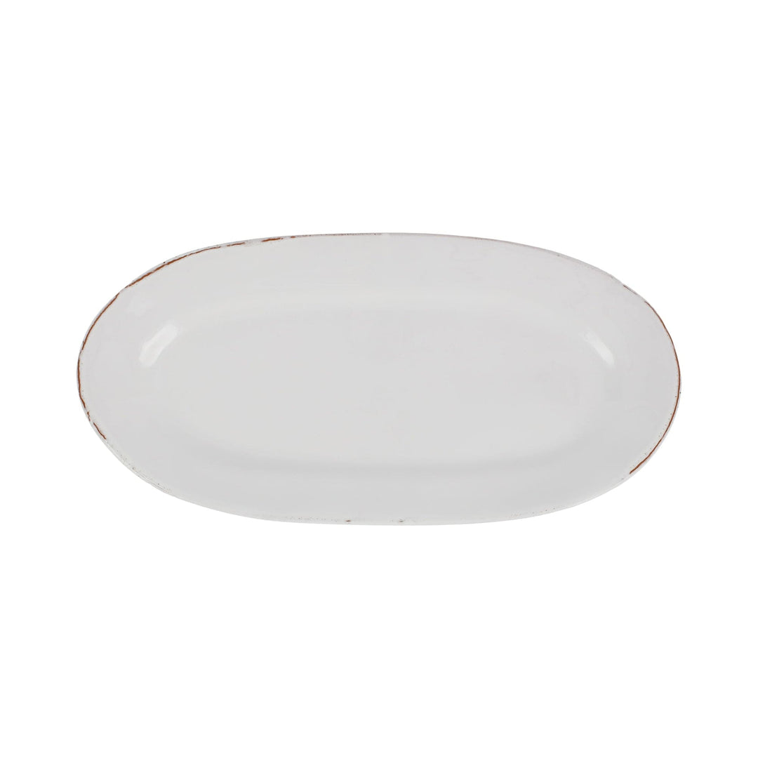 Cucina Fresca Bianco Narrow Oval Platter