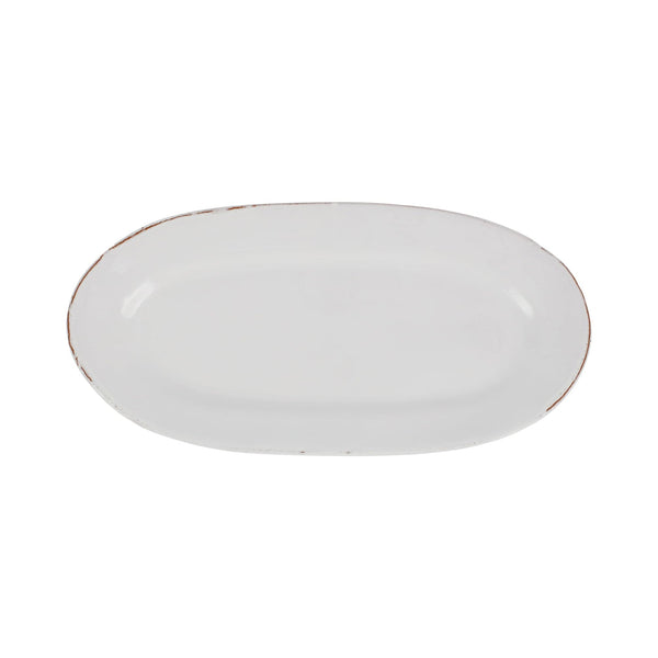 Cucina Fresca Bianco Narrow Oval Platter