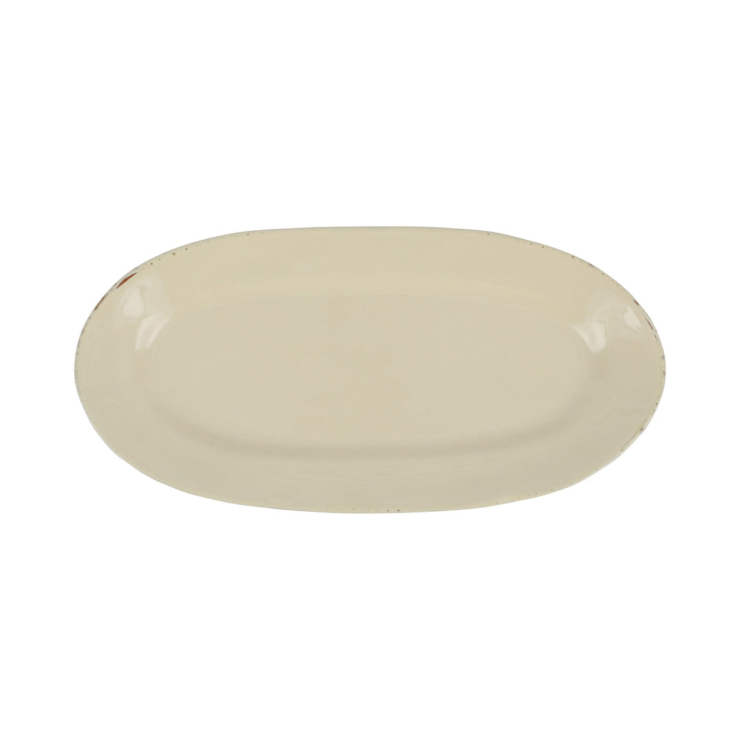 Cucina Fresca Crema Narrow Oval Platter