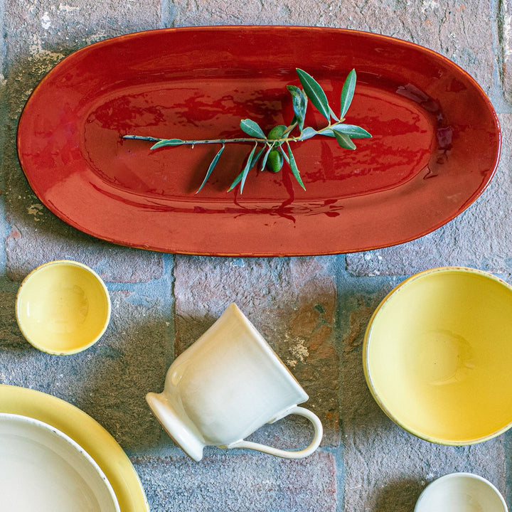Cucina Fresca Paprika Narrow Oval Platter