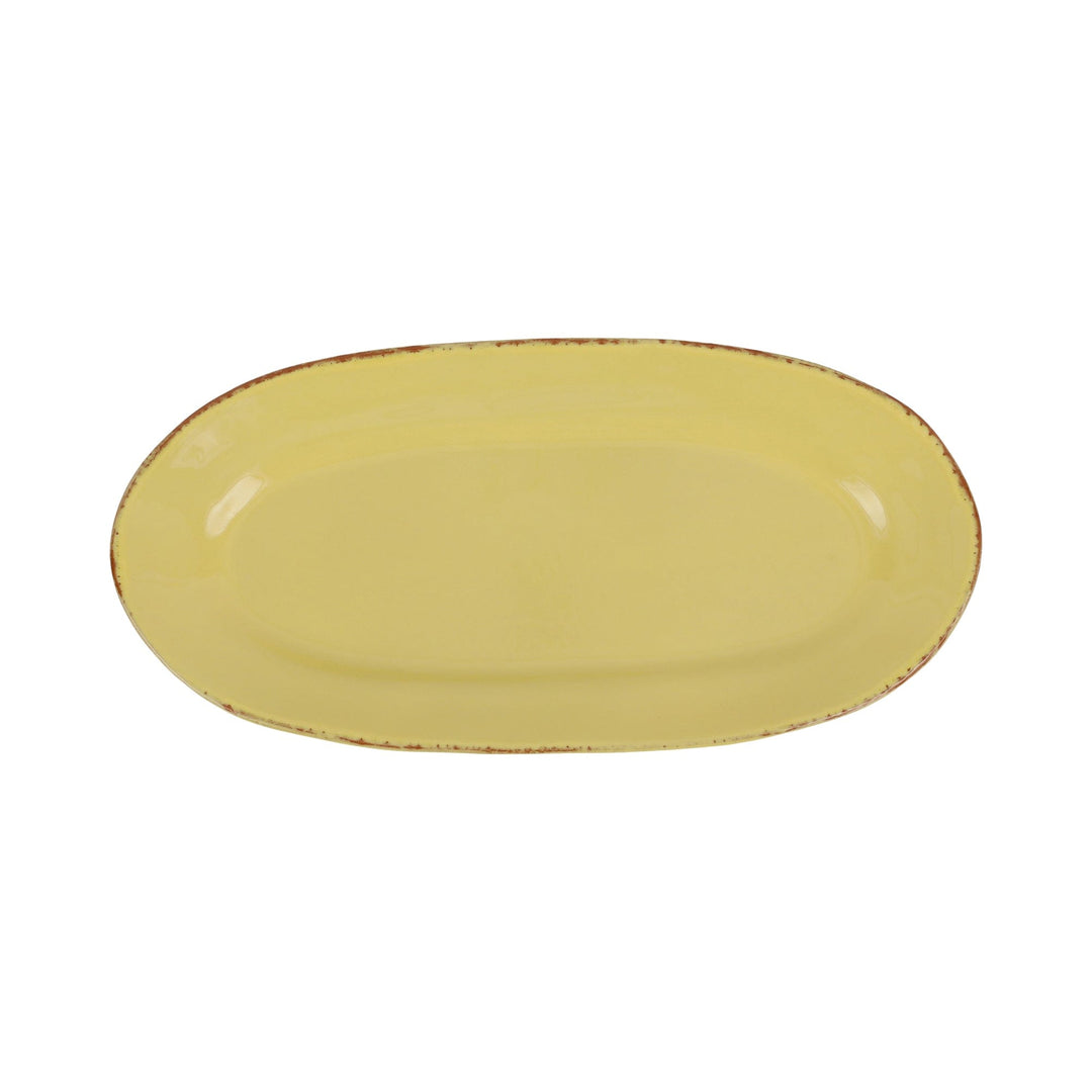 Cucina Fresca Saffron Narrow Oval Platter