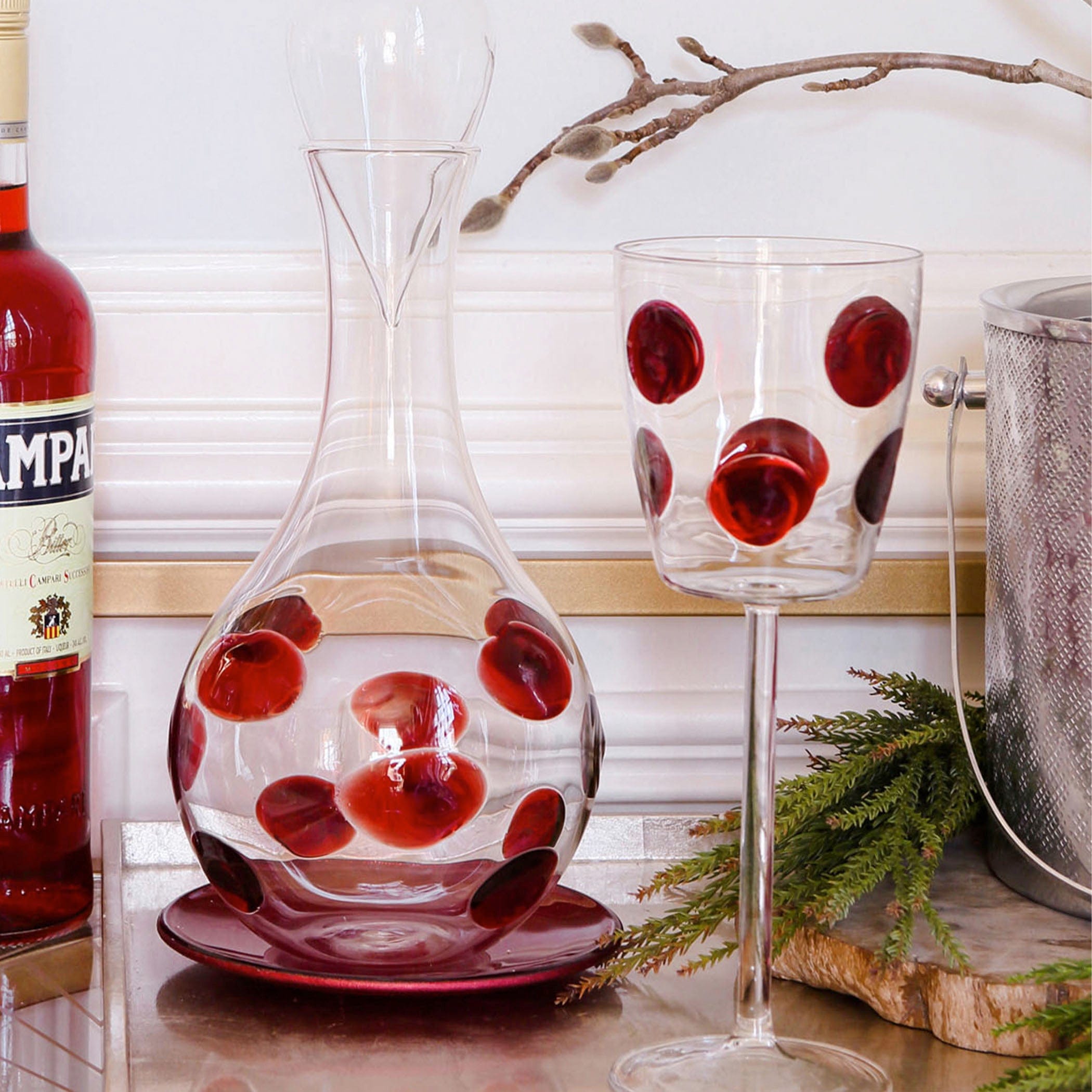 Vietri Drop Wine Glass - Thumbnail 3
