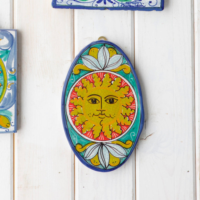 First Stones Sun Oval Wall Plaque