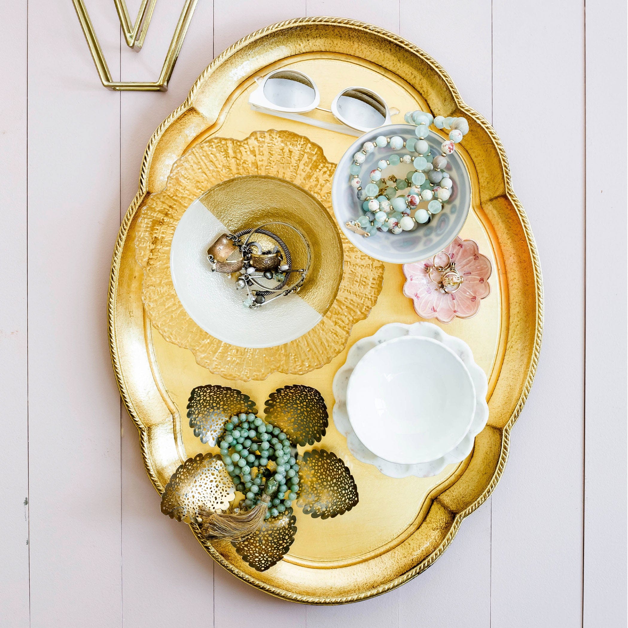 Florentine Wooden Accessories Large Oval Tray – VIETRI