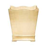 Florentine Wooden Accessories Gold Waste Basket by VIETRI