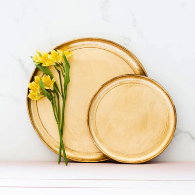 Florentine Wooden Accessories Small Round Tray