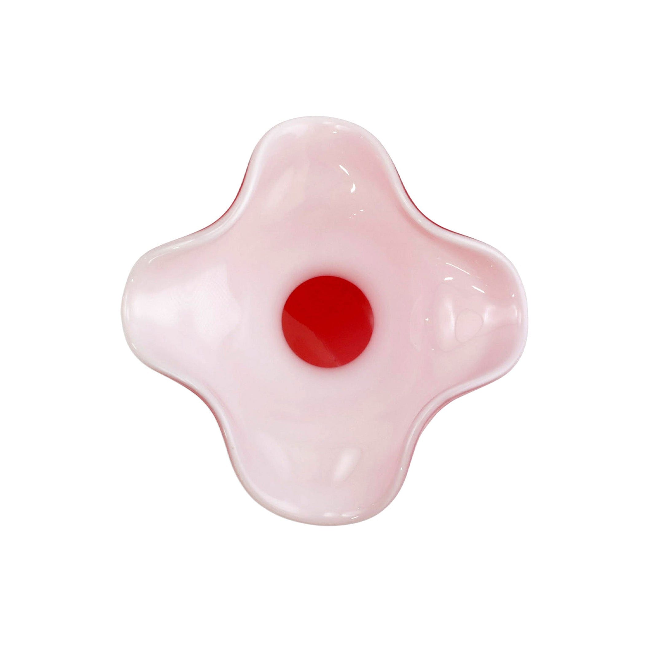 Hibiscus Glass Red Small Fluted Vase – VIETRI