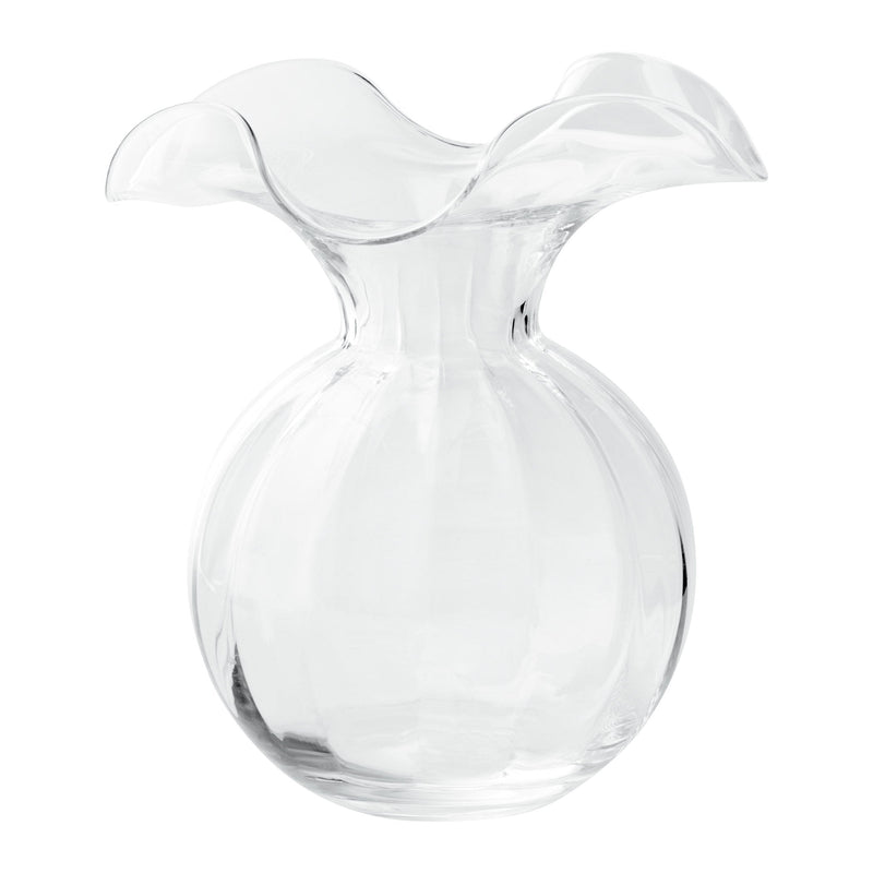 Hibiscus Glass Medium Fluted Vase by VIETRI