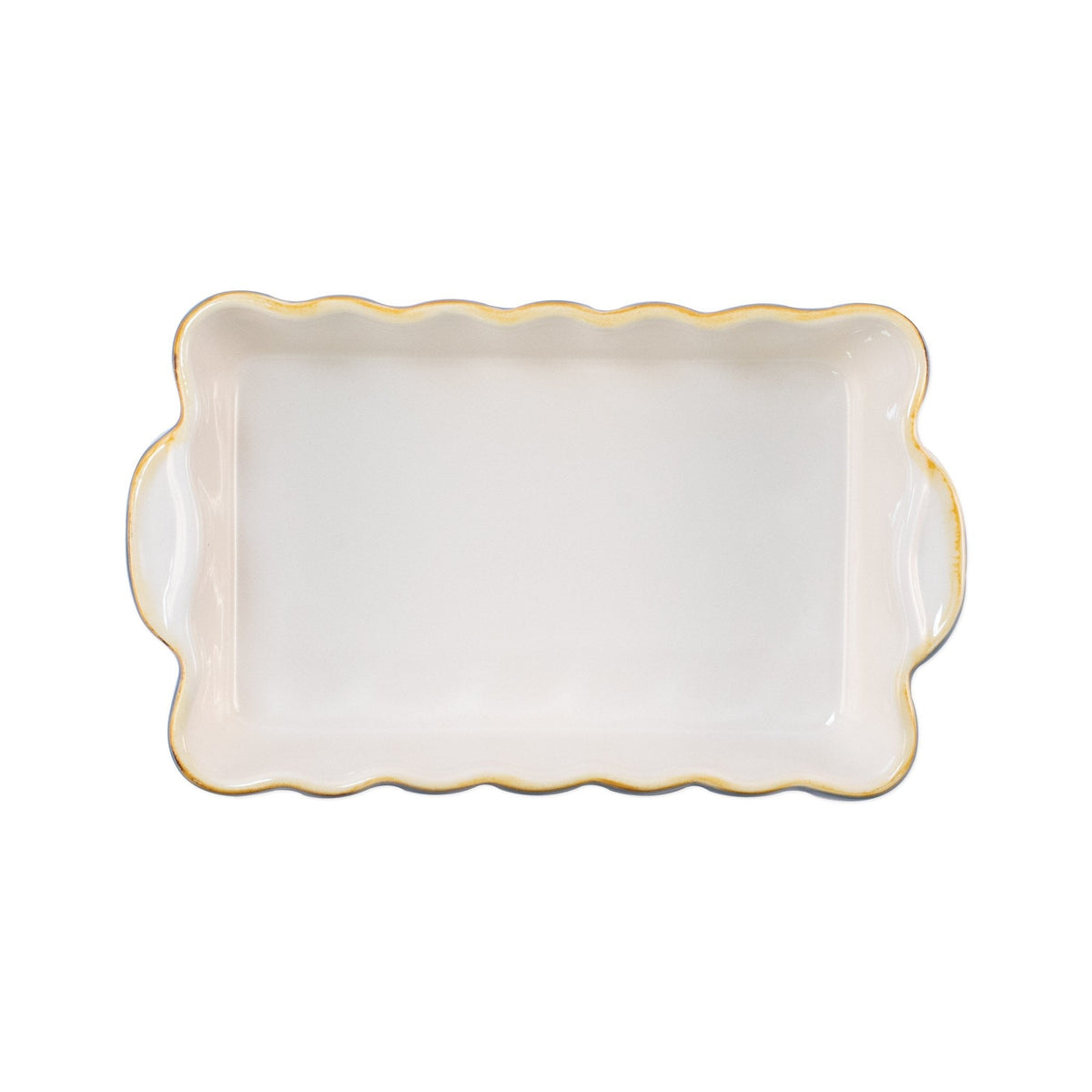 Italian Bakers Blue Small Rectangular Baker by VIETRI