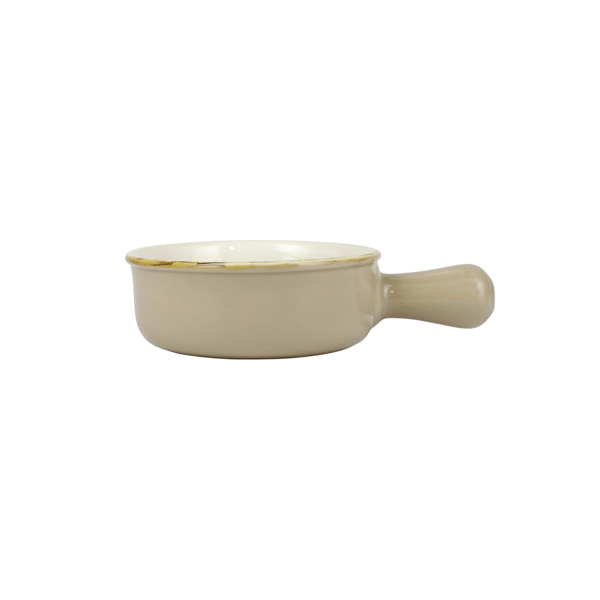 Italian Bakers Cappuccino Small Round Baker with Large Handle