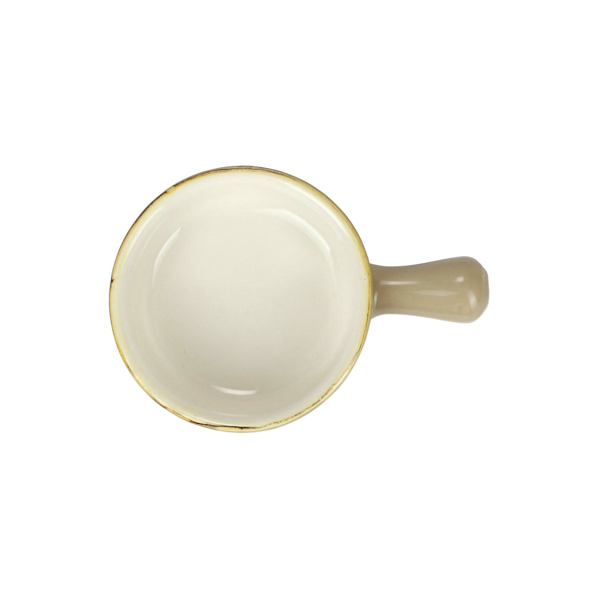 Italian Bakers Cappuccino Small Round Baker with Large Handle