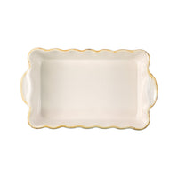 Italian Bakers Green Small Rectangular Baker by VIETRI