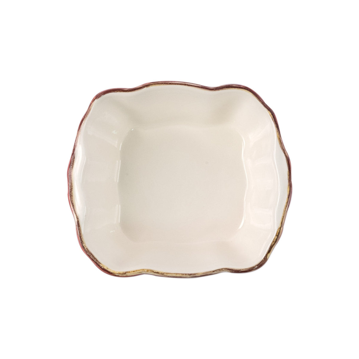 Italian Bakers Red Small Square Baker by VIETRI