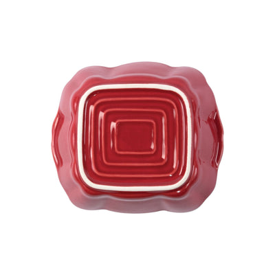 Italian Bakers Red Small Square Baker by VIETRI